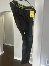 XL Black BodyShield Goalkeeper Leggings 3, UV-Resistant, Sweat-Wicking for So...