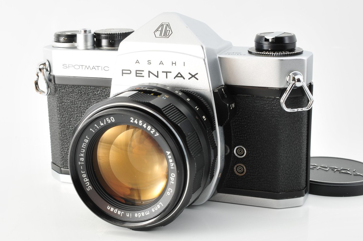ペンタックス SP SPOTMATIC／Takumar 50mm F1.4レンズ Exc+5 ] Pentax Spotmatic SP Film Camera Super Takumar 50mm