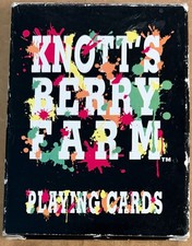 Rare Knott's Berry Farm Playing Cards - Older Deck