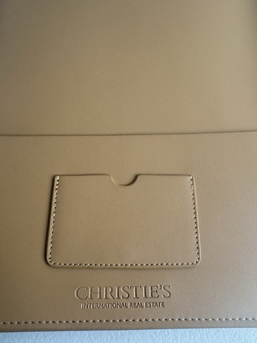 Leder Etui passend Journal Notizbuch Logo Christie’s INT Immobilien - Bild 15 von 18