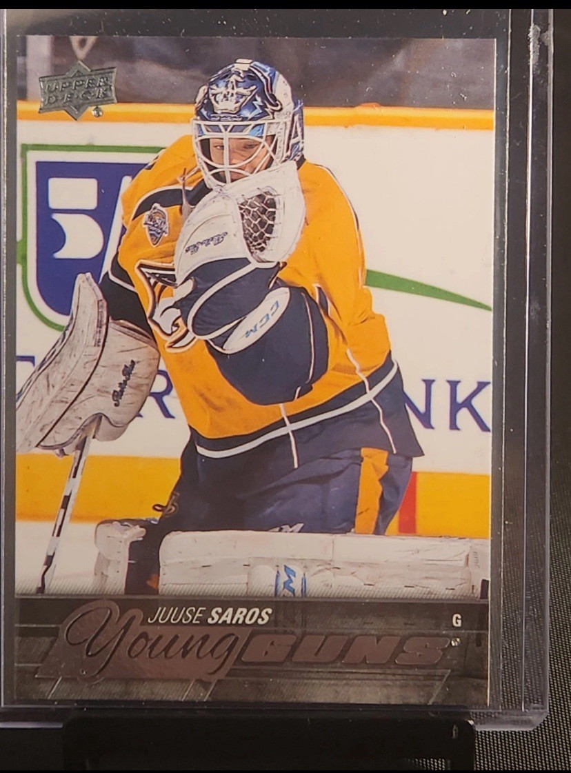 2015-16 Upper Deck - Young Guns Juuse Saros #464 (RC)