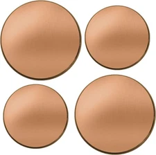 Reston Lloyd 4-Piece Electric Burner Cover Set, Copper, 2-8" & 2-10" Copper 