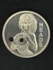 1oz .999 Fine Silver "Heads And Tails" Art Round