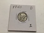1940 D Mercury Silver Dime Exact Coin Shown ￼