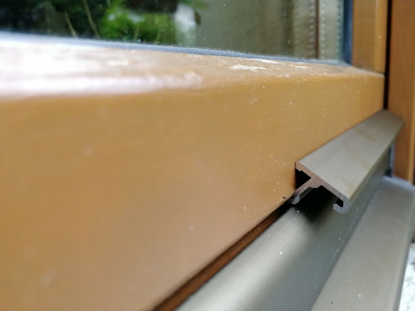 Wetterschenkel Aluminium Holzfenster Flügelabdeckprofil 
