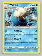 2019 Pokemon Card Cosmic Eclipse Walrein 52/236