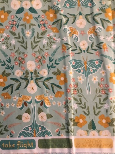 Poppie Cotton Fabric MOONBEAM DREAMS Nocturnal Sky - Pat 23862 bt 1/2 yd - Picture 5 of 7
