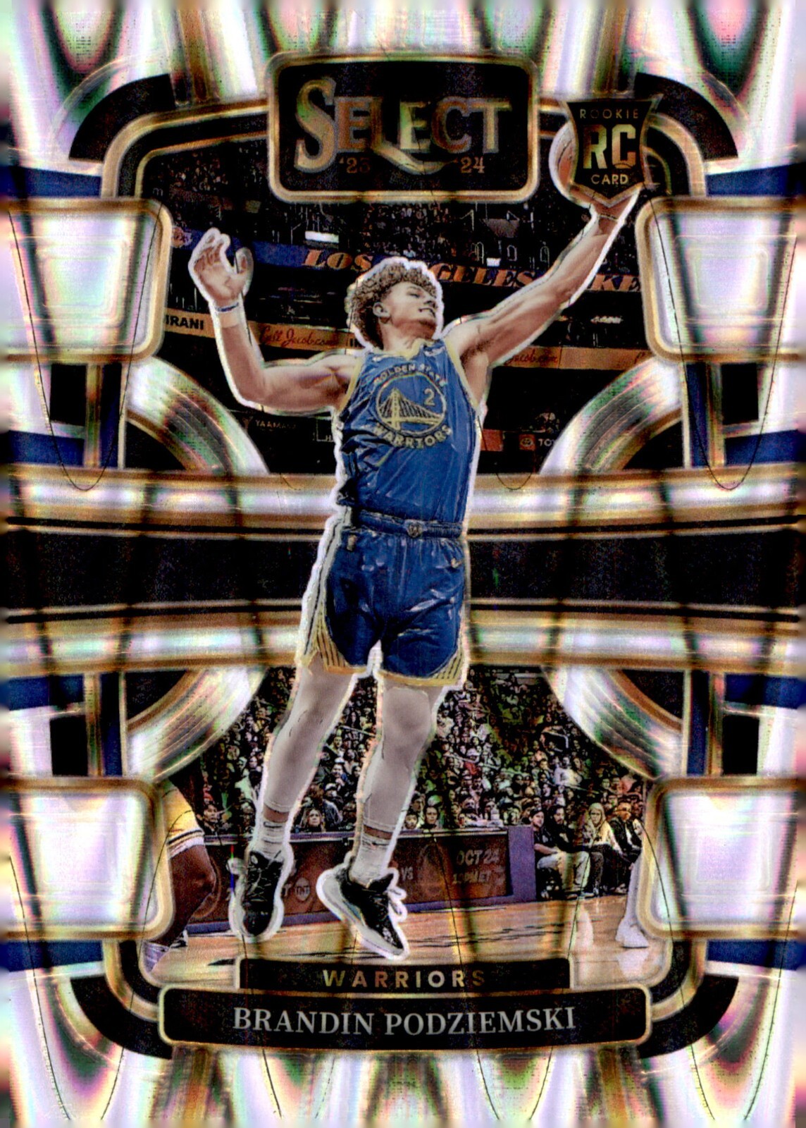 2023-24 Panini Select - Concourse Brandin Podziemski #93 Tectonic Prizm (RC)