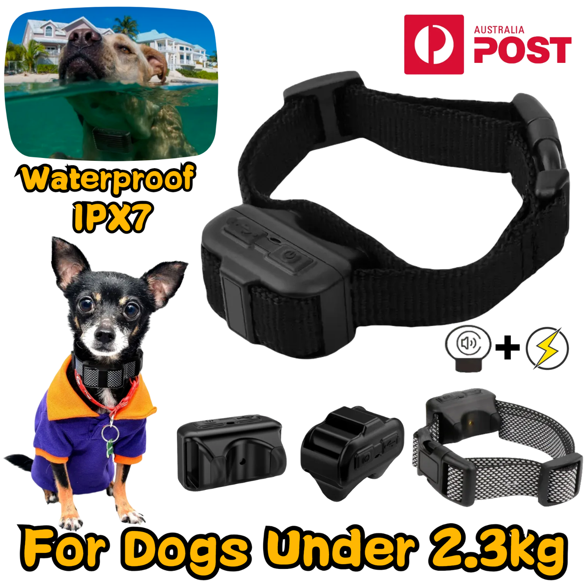 Shock Collar Shocks Dog Barks | Dog Collars Shock Barking | Sound Collars Safe Dogs - Dog Trainings