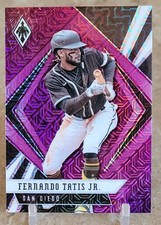 2021 Panini Chronicles FERNANDO TATIS JR. Phoenix PURPLE MOJO #d /99 Padres