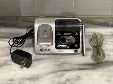 AT&T CRL82212 SILVER/BLACK DECT 6.0 CORDLESS PHONE BASE STATION & Power Cord