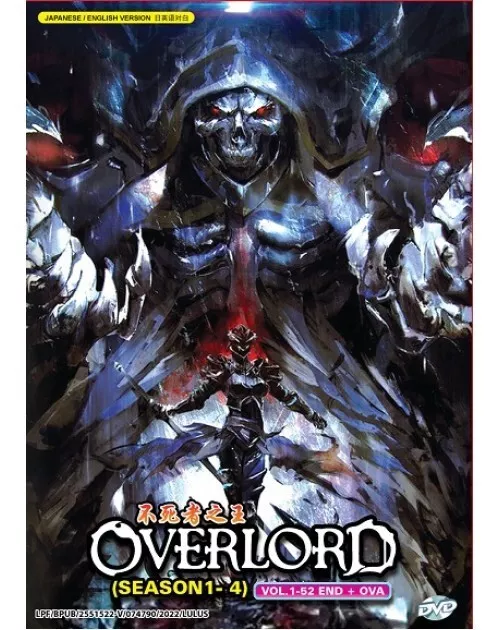 ENGLISH DUBBED* OVERLORD Season 1-4 Vol.1-52 End + 2 Movie ANIME