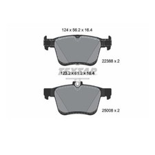 Textar 2238801 Bremsbelagsatz Scheibenbremse Hinten für VW T-ROC A11 D11