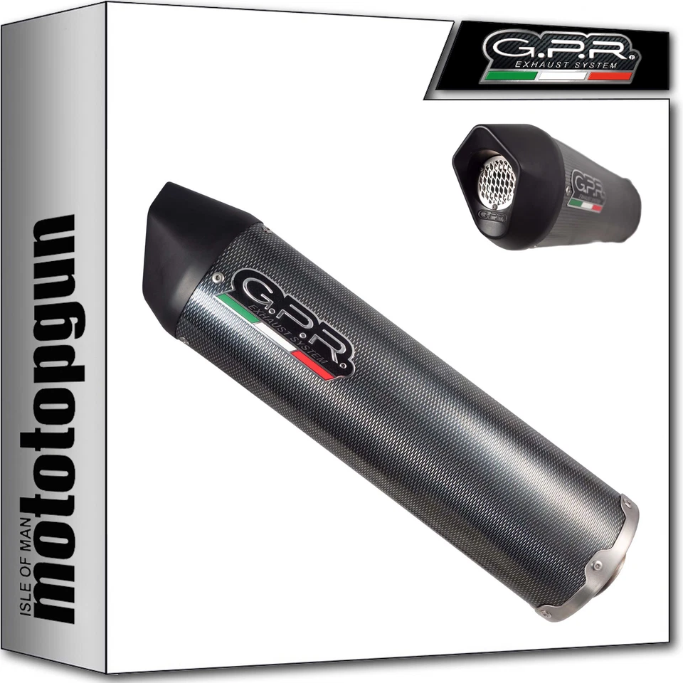 Silencieux Slip-On GPR Furore Evo4 Poppy pour Suzuki 1000 GSX S GT 2021-2024