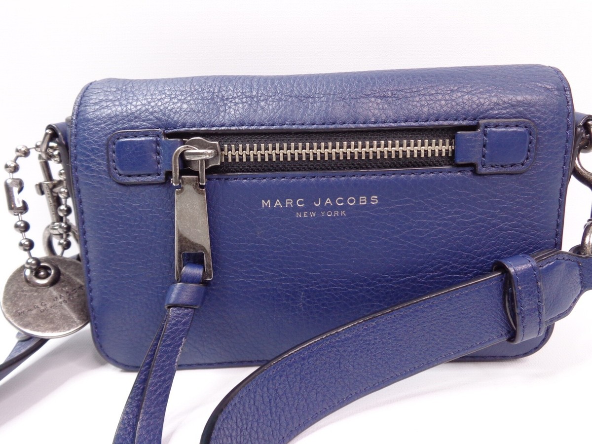 MARC JACOBS GOTHAM SMALL LEATHER CROSSBODY CLUTCH FLAP SHOULDER