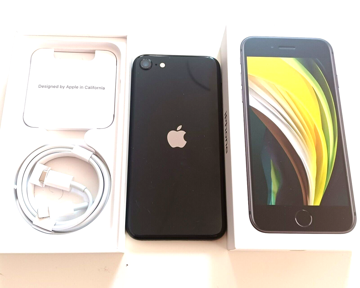 Apple iPhone SE 2nd Gen 2020 64GB Cricket Wireless- Black A2275