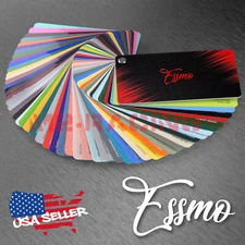 ESSMO 2022 Swatch Gloss Metallic PET Deck Book Auto Wrap Vinyl Wrapping Film