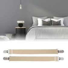 2Pcs Non Slip Bed Sheet Fastener Multipurpose Mattress Sheet Holder Straps Gr...