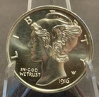 1/2 OZ WINGED MERCURY - INTAGLIO MINT - .999 FINE SILVER