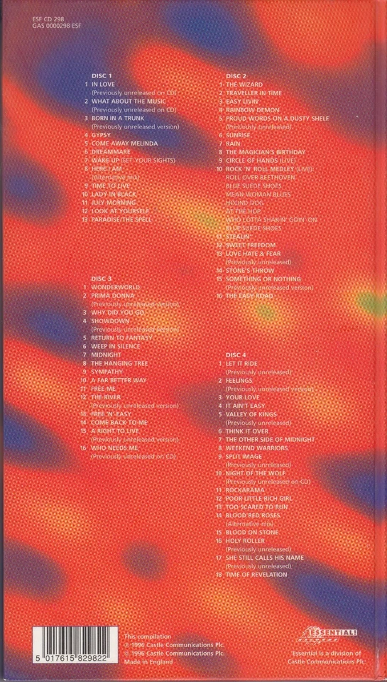 4 CD Set    A Time Of Revelation     -     Uriah Heep - Bild 4 von 4