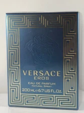 Versace Eros 200ML 6.7 Eau De Parfum Spray For Men New Sealed Box 
