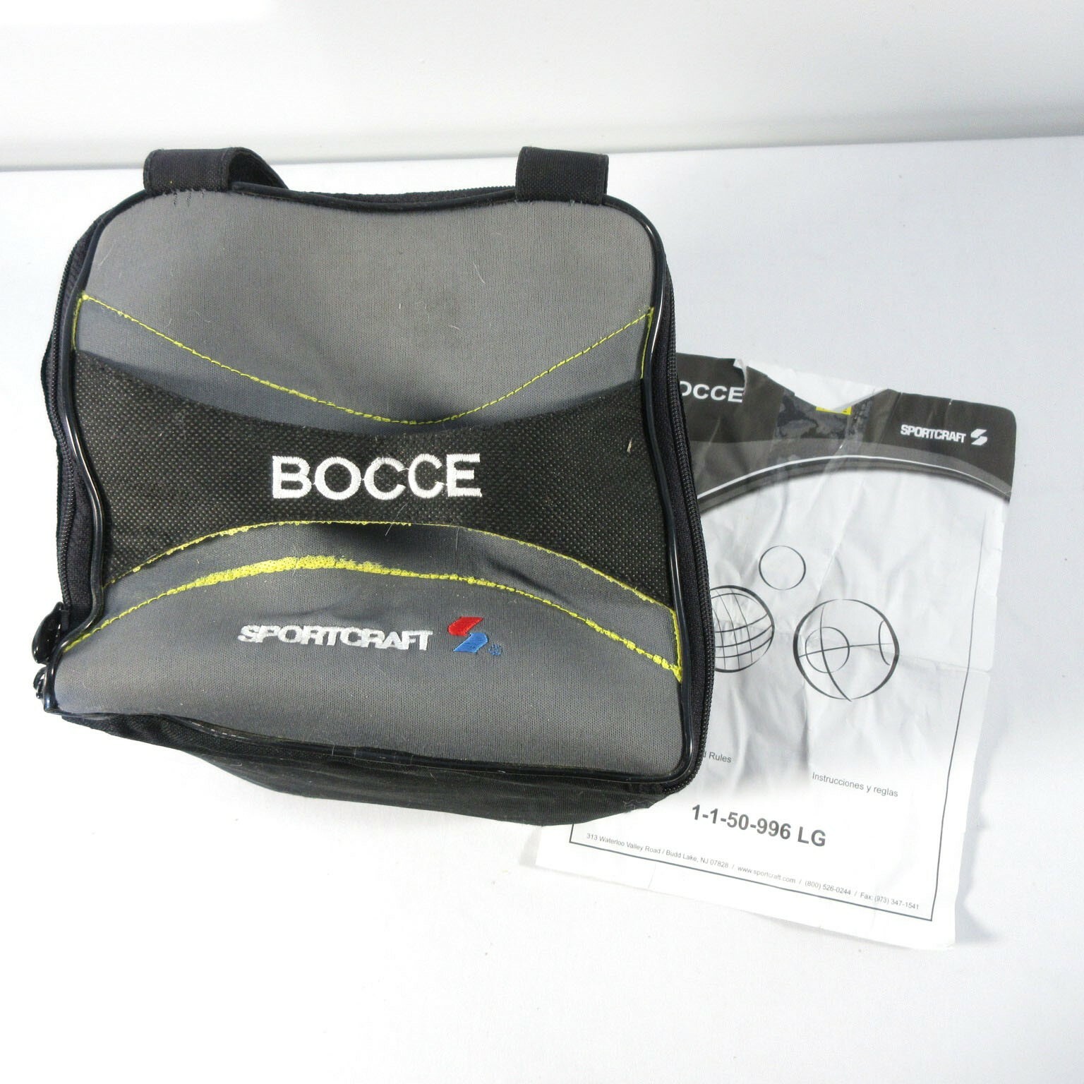 Vintage Sportcraft Bocce Ball Set With Case and Instructions 8 Balls 1 Pallino eBay