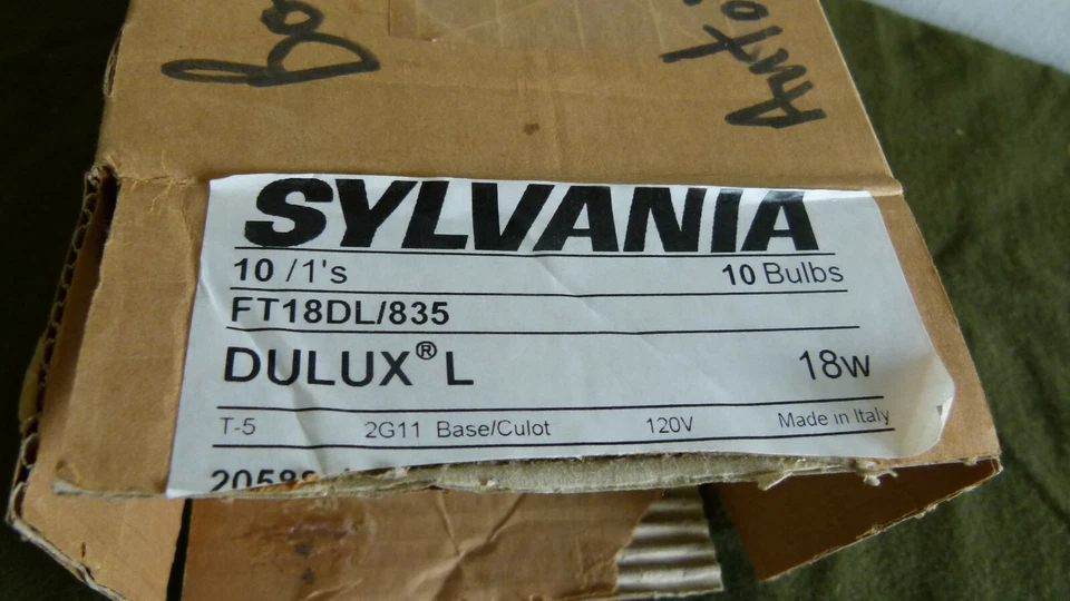 Box of 10 - Sylvania FT18DL/835 Dulux Fluorescent Bulb Lamp T5 18W - Image 3 of 4