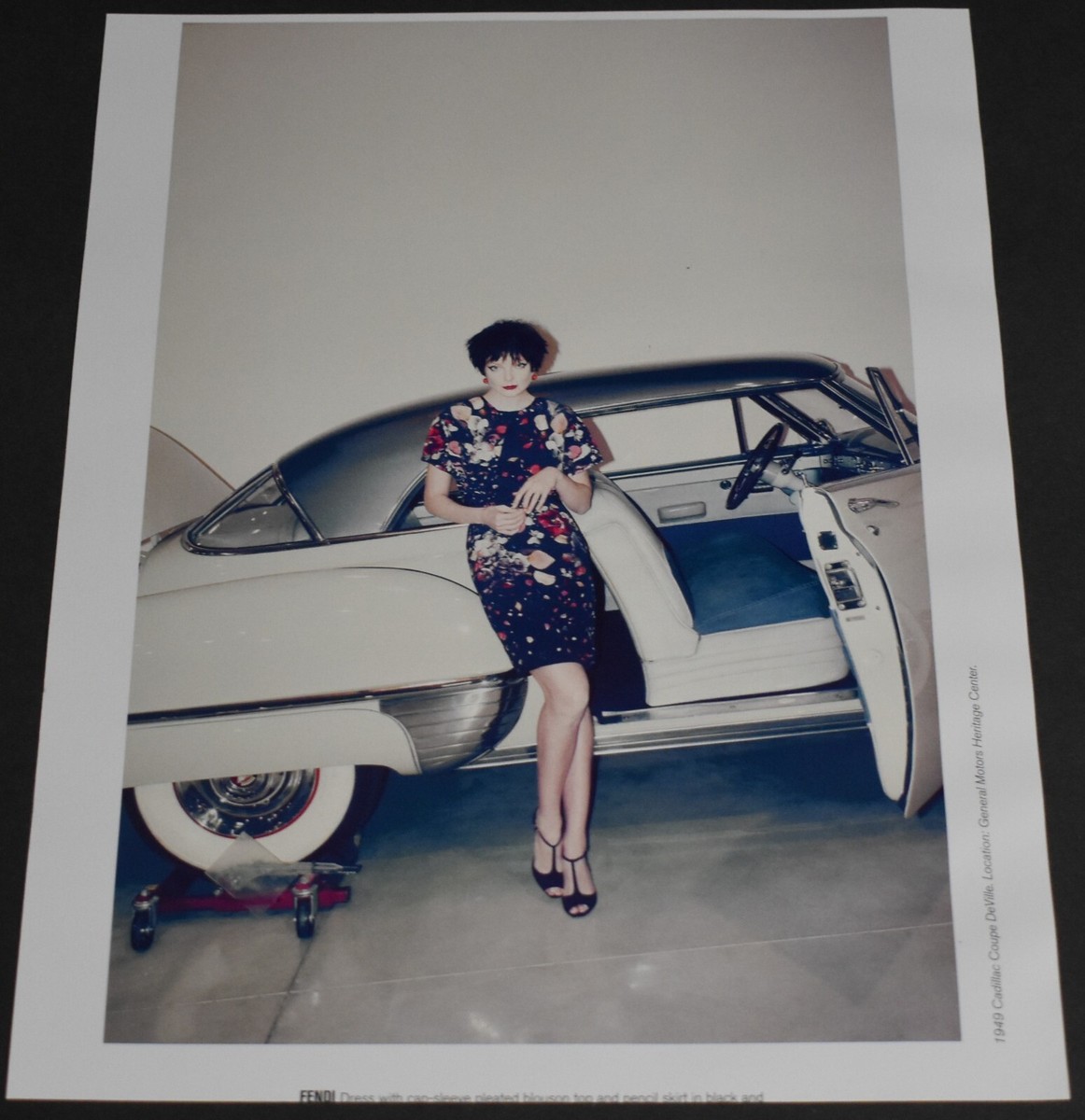 2013 Print Ad Sexy Heels Long Legs Fashion Lady Brunette Fendi Dress  Cadillac AL | eBay