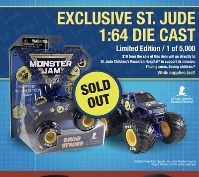 St. Jude patient designs Monster Jam toy truck, surprised with