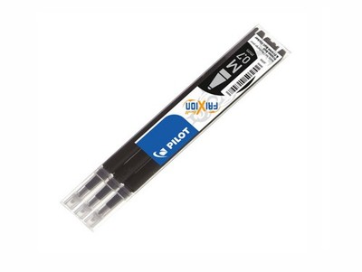 6 Ersatzminen für Pilot FriXion Ball / Clicker Tintenroller M 0,7 schwarz black