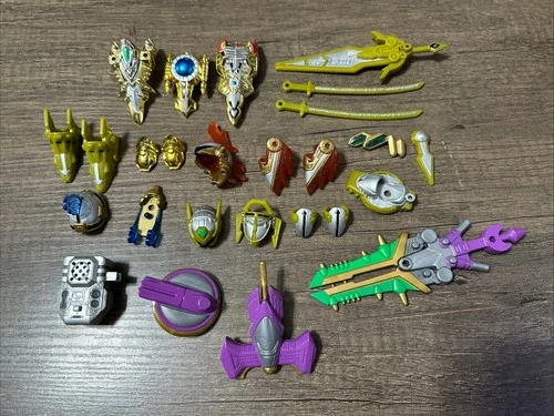 Lot Vintage Bandai Power Rangers Replacement Part Lot Savage Battle Warrior