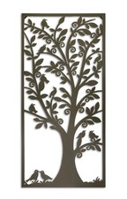 Eine Wanddekoration aus Eisen in Form eines Lebensbaums Replikat Retro Design De
