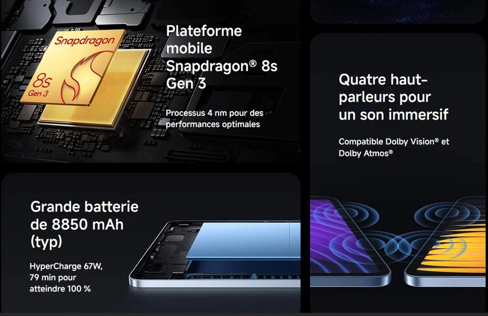 XIAOMI PAD 7 PRO BLEU 512GB + 12GB RAM + ETUI ORIGINAL XIAOMI OFFERT - Photo 3/4