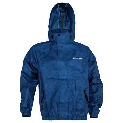 Compass 360 AdvantageTek Rain Jacket (XL)- Blue - product listing photo