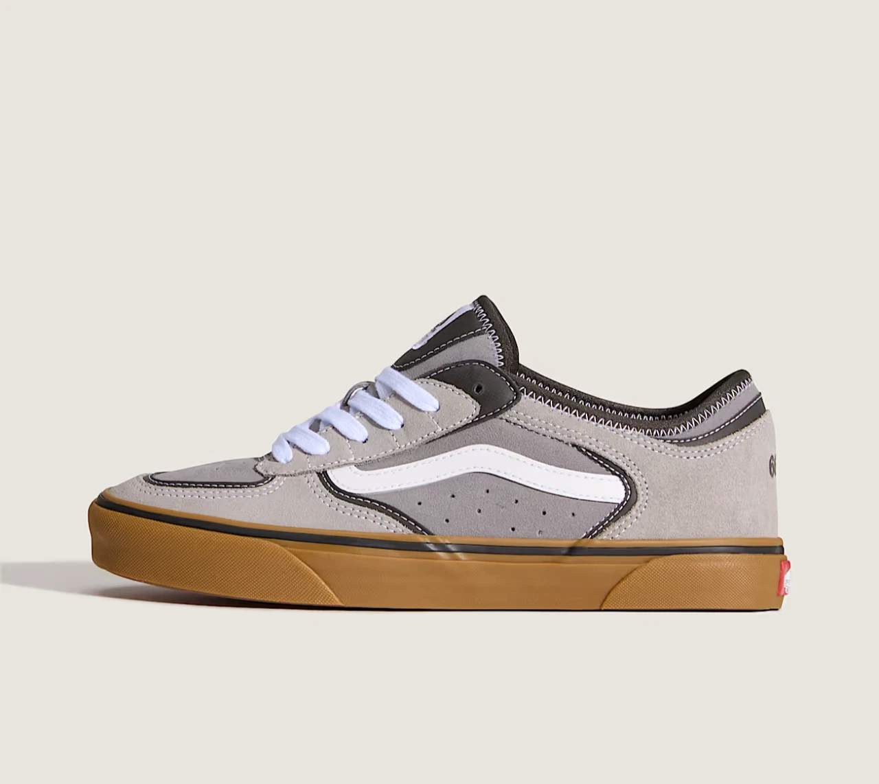 Vans Rowley Classic Shoes in Grey and White All Sizes Limited Stock