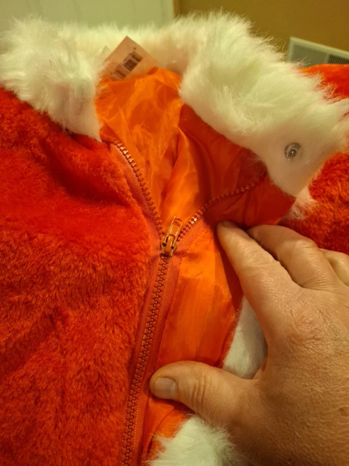 Рубины Санта-Клаус костюм взрослый размер костюм один размер Рождество плюшевая ткань костюм - Изображение 2 из 4