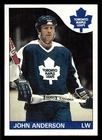 1985 Topps Hockey John Anderson #20