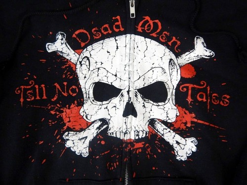 ✺Rare✺ PIRATES OF THE CARIBBEAN Disneyland Hoodie Jumper - SIZE M - Disney World - Picture 2 of 9