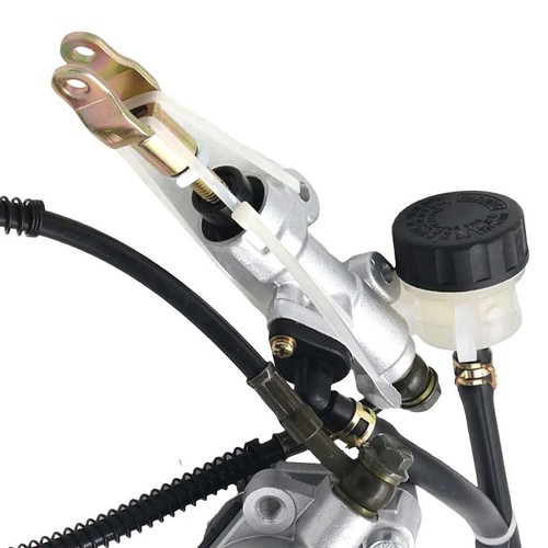 Motorcycle Hydraulic Rear Disc Brake Caliper Master Cylinder&Brake Pads Foot cv - Bild 3 von 6