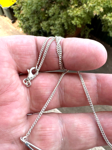 Art Nouveau - Vintage Amethyst and Sterling Silver Bar Necklace - 925 - Picture 13 of 24