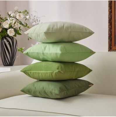 SET OF Cushion Covers 45 x 45 cm SOFT VELVET Square Pillow