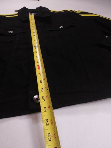 Eternity mens jean JACKET 100% authentic size Large black - Picture 4 of 6