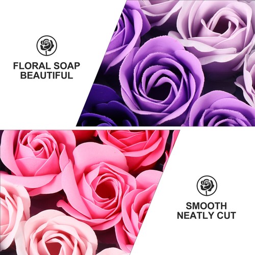 2 Boxes Gradient Rose Geschenkbox Seifenstrauß Seifenblumenstrauß - Bild 5 von 12
