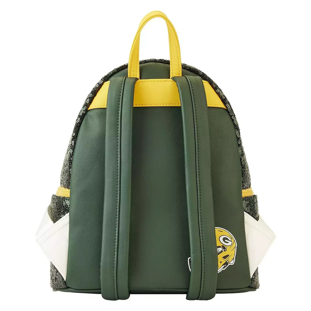【Lounge Fly】NFL Green Bay Packers Sequin Mini Backpack Loungefly NFL Green Bay Packers Sequin Mini Backpack