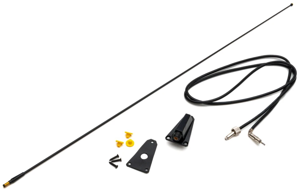 BLACK FIXED AM/FM ANTENNA FITS: Jeep CJ and Wrangler YJ 1973-1995 82200683 - Image 2 of 4