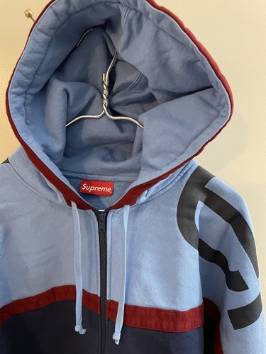 Big Logo Paneled Zipup Hooded Supreme 2 