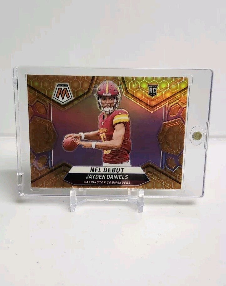 JAYDEN DANIELS 2024 Mosaic Rookie #272 NFL Debut HONEYCOMB  **RARE Case Hit**