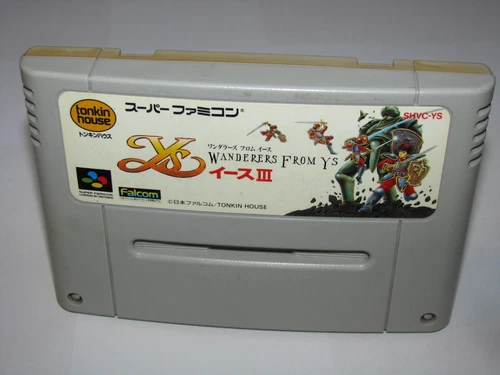Ys III Wanderers from Ys Super Famicom SFC Japan import US Seller