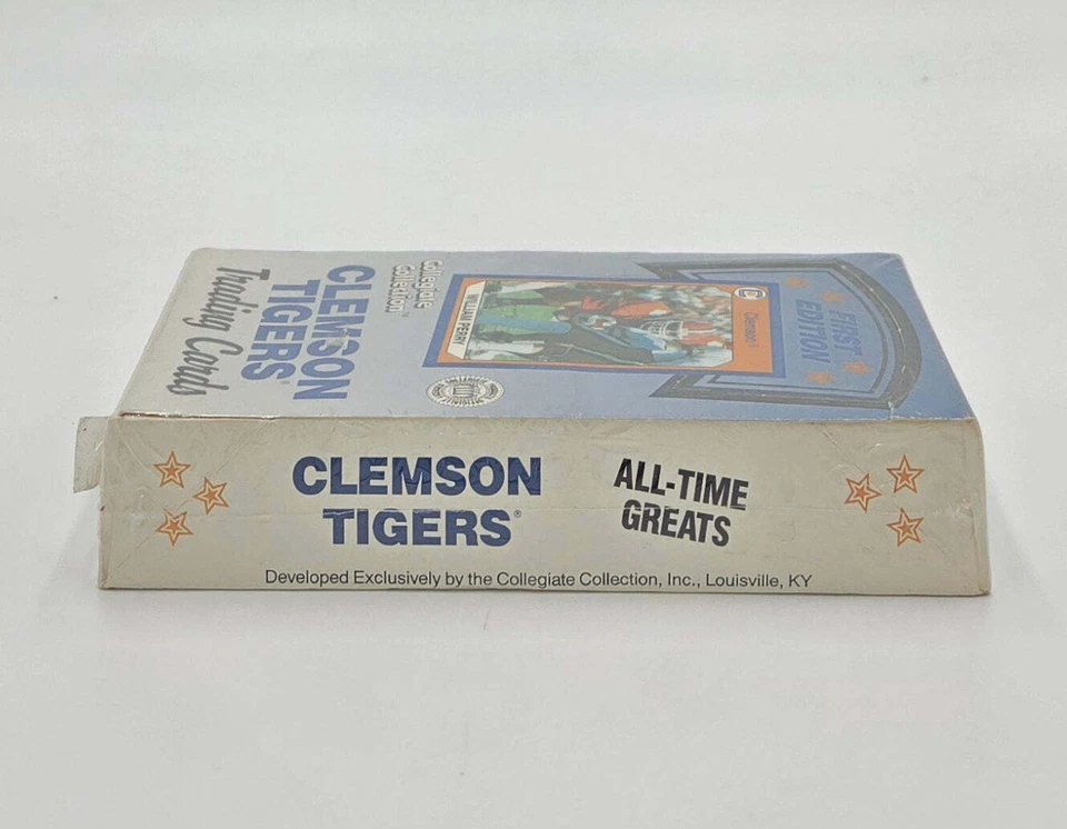 1990 Collegiate Collection Clemson Tigers All-Time Greats Football Card Box - Image 2 of 2