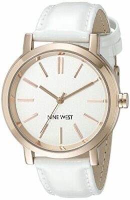 Nine West Women\'s Watch in Rose Gold and White Amazon.com: Nine West Women main image 3